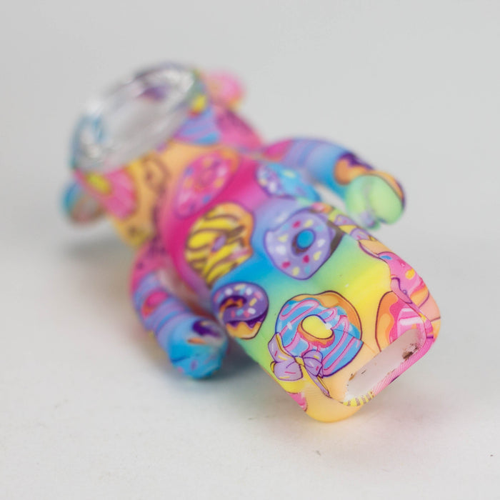 4" Gloomy Bear Hand Pipe [YS-354] | Jupiter Grass