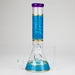 12" Printed beaker glass water bong-Assorted | Jupiter Grass