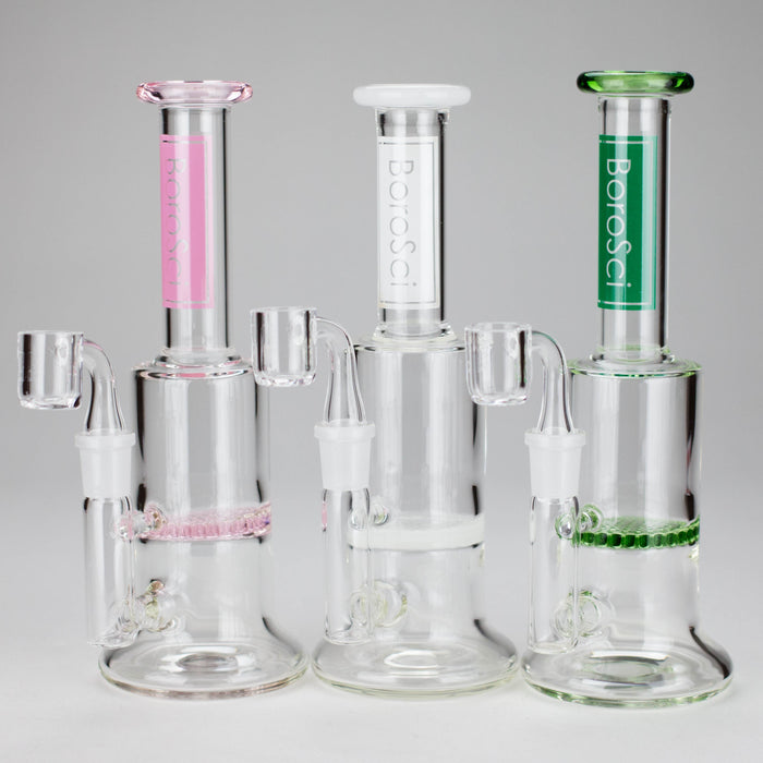 BoroSci | 7"  Honeycomb Glass Rig | Jupiter Grass