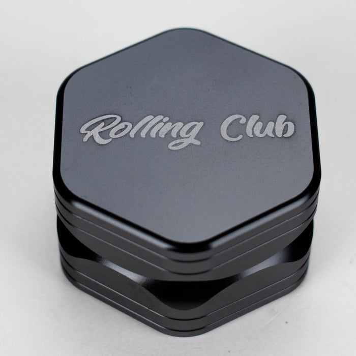 Rolling Club | 2.5" 2 Piece Hex Grinder | Jupiter Grass
