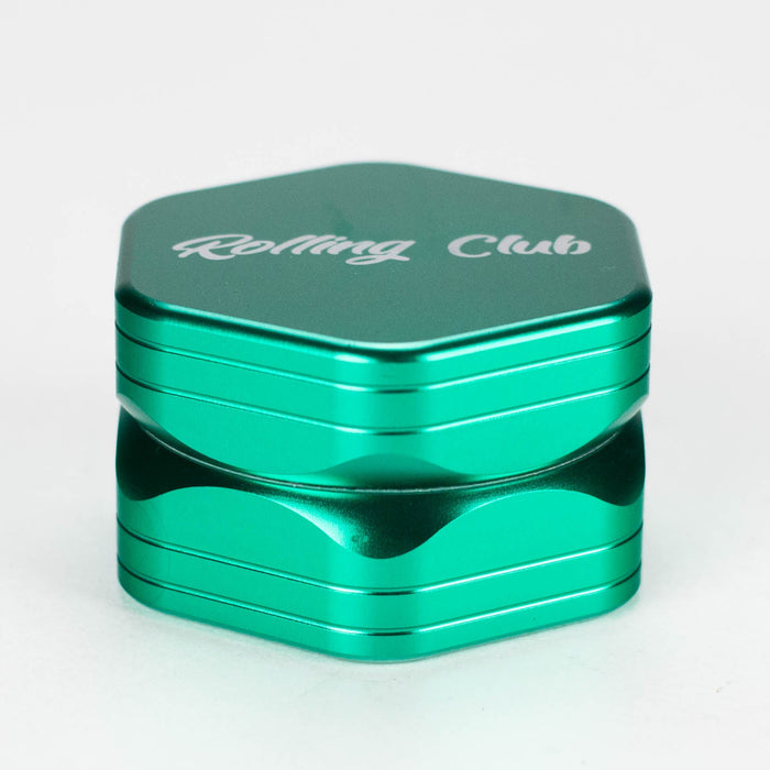 Rolling Club | 2.5" 2 Piece Hex Grinder | Jupiter Grass
