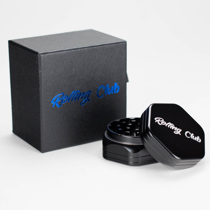 Rolling Club | 2.5" 2 Piece Hex Grinder | Jupiter Grass