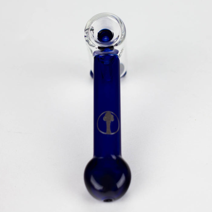 Tree Glass | 4.5" Thin Showerhead Hammer Glass Bubbler | Jupiter Grass