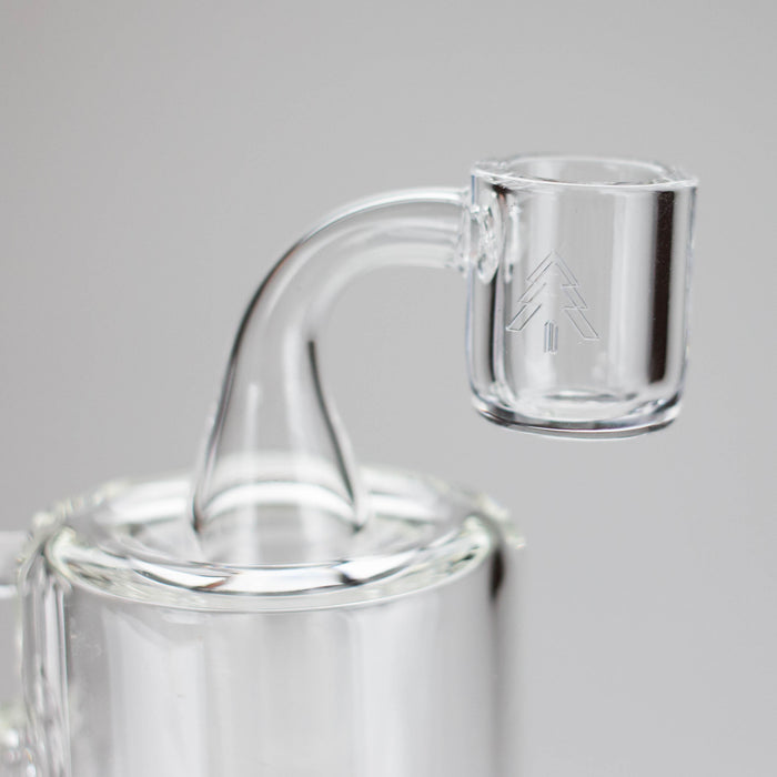 Tree Glass | 9" Glass Rig Cluster Perc with Banger | Jupiter Grass