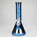 Karma | 9" Beaker Blue Metallic Glass Bong | Jupiter Grass