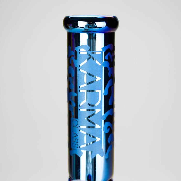 Karma | 9" Beaker Blue Metallic Glass Bong | Jupiter Grass