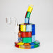 Karma | 6" Patches Design Inline Glass Dab Rig | Jupiter Grass