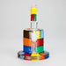 Karma | 6" Patches Design Inline Glass Dab Rig | Jupiter Grass