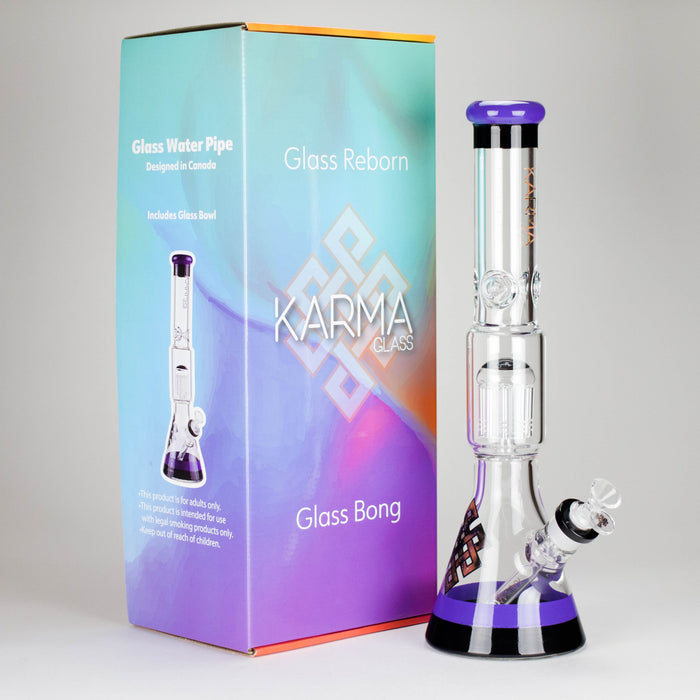 Karma | 17" Tree Purps Glass Bong | Jupiter Grass