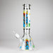 14" 7 mm Glass Bong With Pirate Design | Jupiter Grass