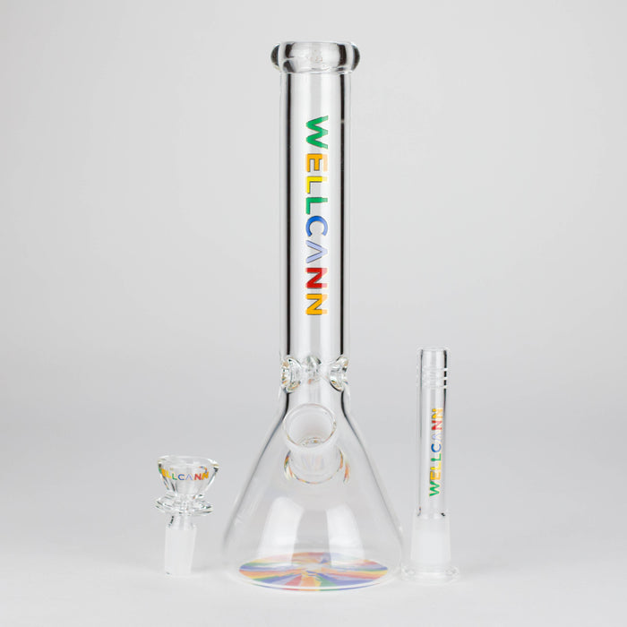 WellCann | 10" Beaker Glass Bong | Jupiter Grass