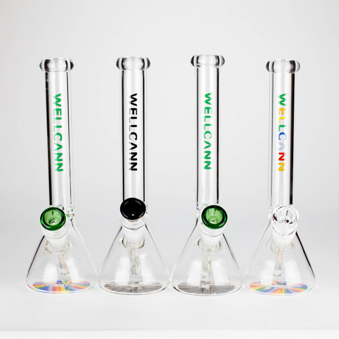 WellCann | 11" Beaker Glass Bong | Jupiter Grass