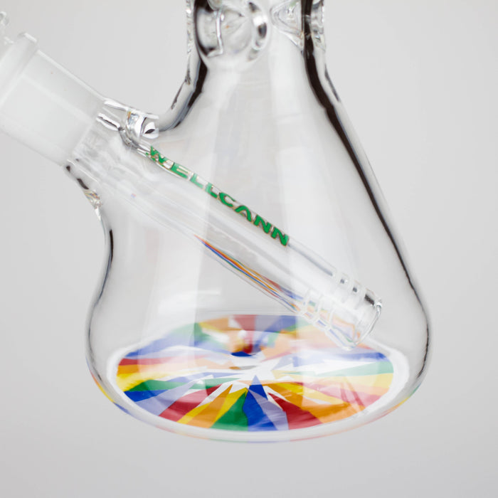 WellCann | 11" Beaker Glass Bong | Jupiter Grass