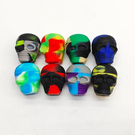 3ml Silicone Skull Wax Container Jar of 100 | Jupiter Grass
