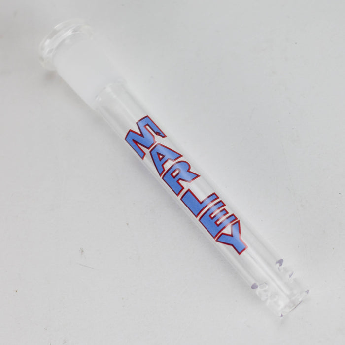 Marley Glass | Colored Logo Downstems with Diffusion Cuts – 3", 4", 5" | Jupiter Grass
