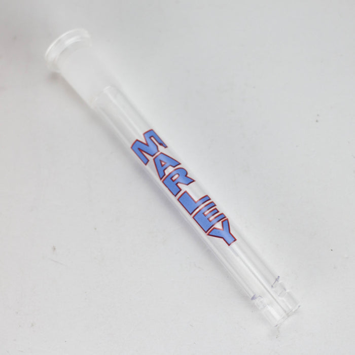 Marley Glass | Colored Logo Downstems with Diffusion Cuts – 3", 4", 5" | Jupiter Grass