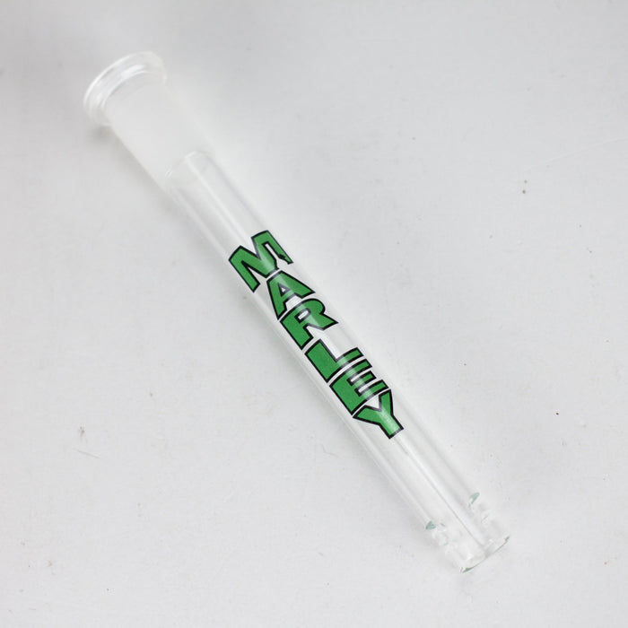 Marley Glass | Colored Logo Downstems with Diffusion Cuts – 3", 4", 5" | Jupiter Grass