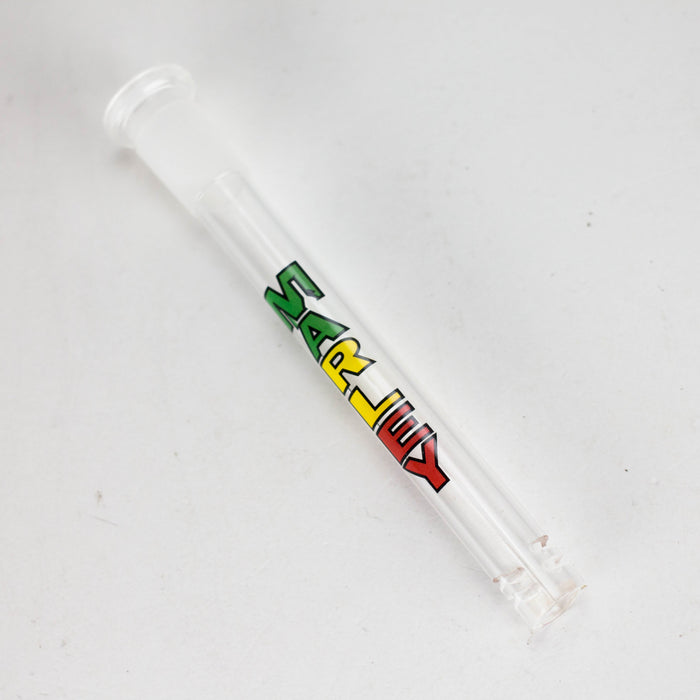 Marley Glass | Colored Logo Downstems with Diffusion Cuts – 3", 4", 5" | Jupiter Grass