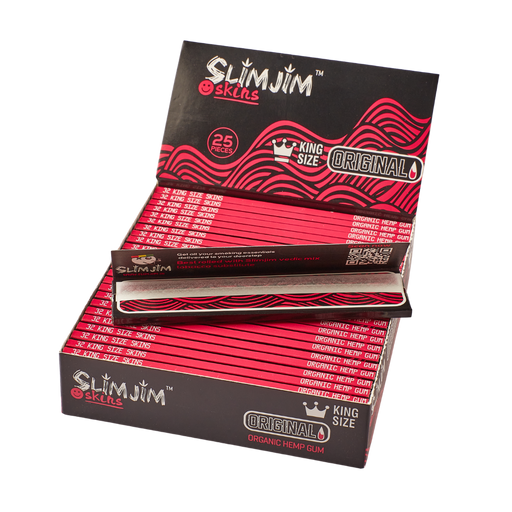 Slimjim - Original King Size Skins – Box of 25 Packs | Jupiter Grass