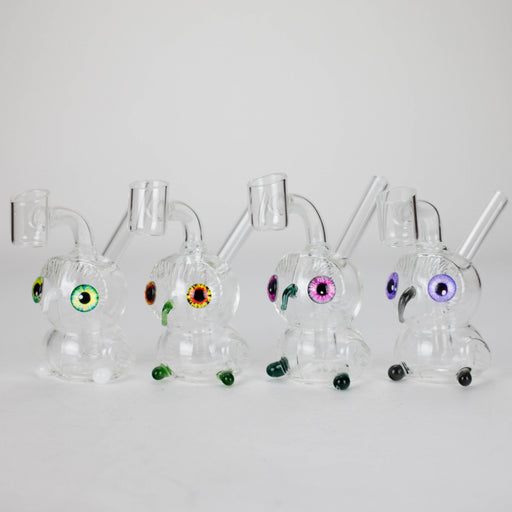4″ Owl Glass Dab Rig [F20230926-4B] | Jupiter Grass