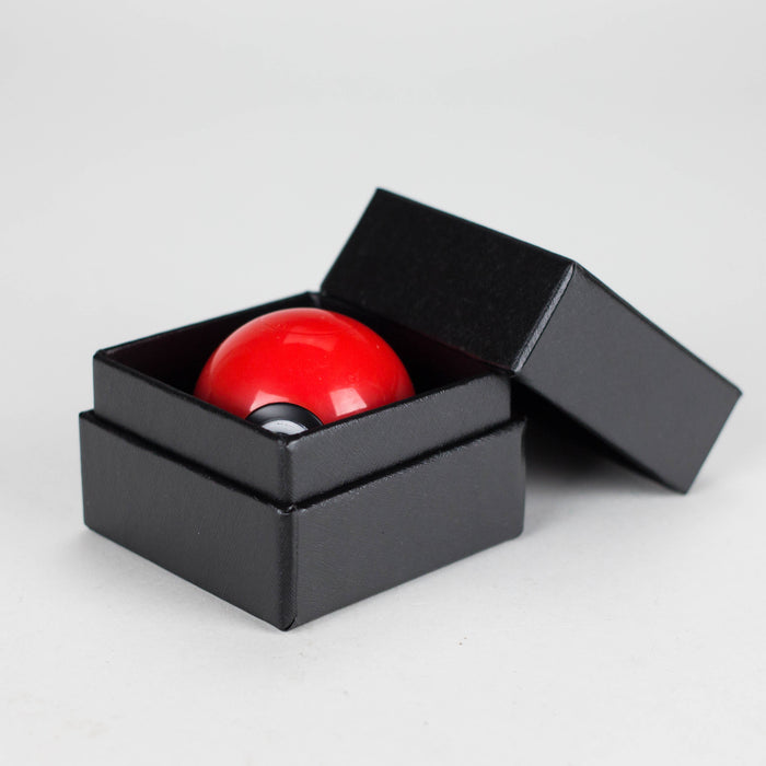 Character Grinder – 3-Part Herb and Tobacco Grinder | 53mm Red Ball Design | Jupiter Grass