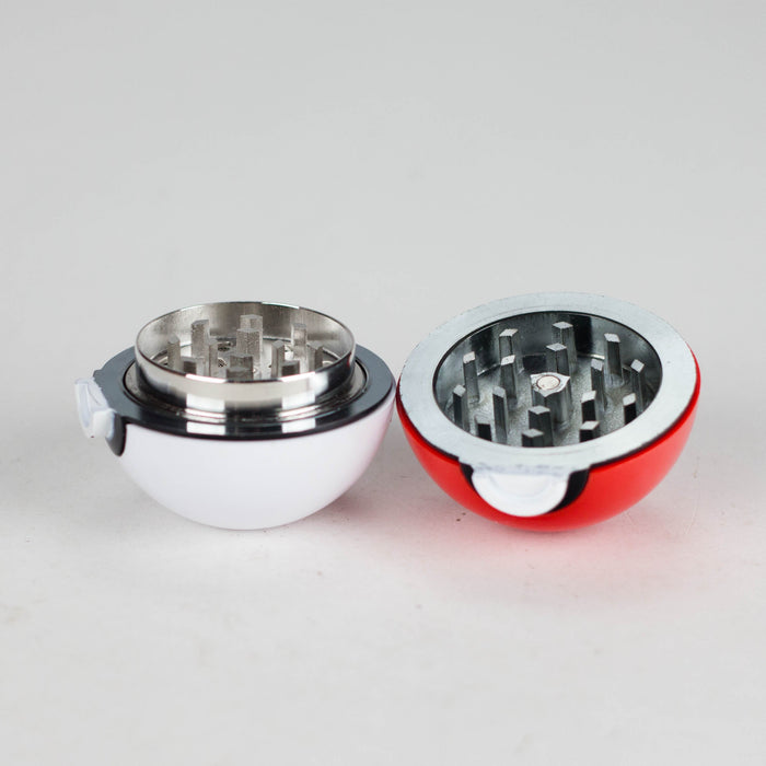 Character Grinder – 3-Part Herb and Tobacco Grinder | 53mm Red Ball Design | Jupiter Grass