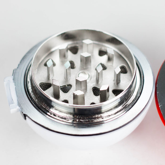 Character Grinder – 3-Part Herb and Tobacco Grinder | 53mm Red Ball Design | Jupiter Grass