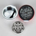 Character Grinder – 3-Part Herb and Tobacco Grinder | 53mm Red Ball Design | Jupiter Grass