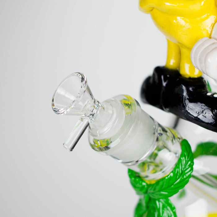 13" Bananabudz Glow in the dark Glass Bong