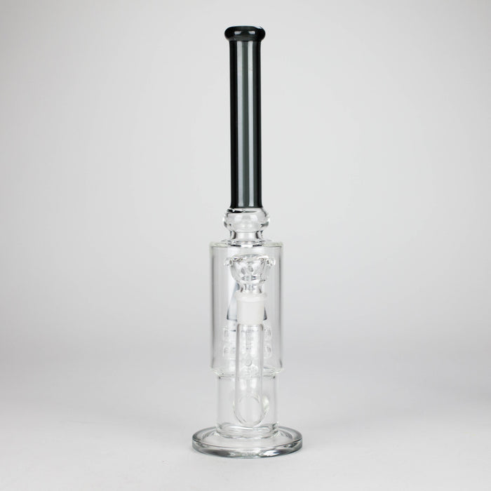 13" Sawar T Glass Water Pipe Precision Filtration with Sleek Design