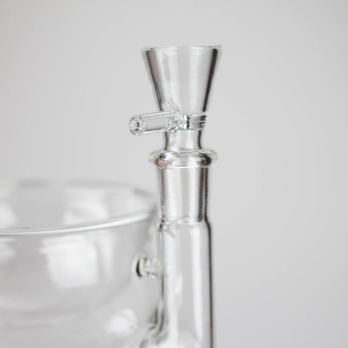 Clear Katora Water Pipe Unique Bowl-Style Design with 14mm Joint