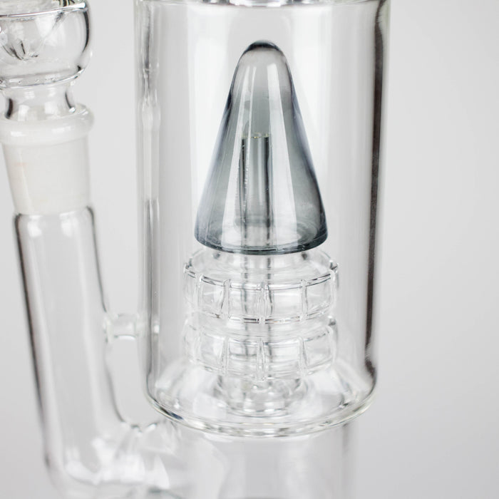 13" Sawar T Glass Water Pipe Precision Filtration with Sleek Design