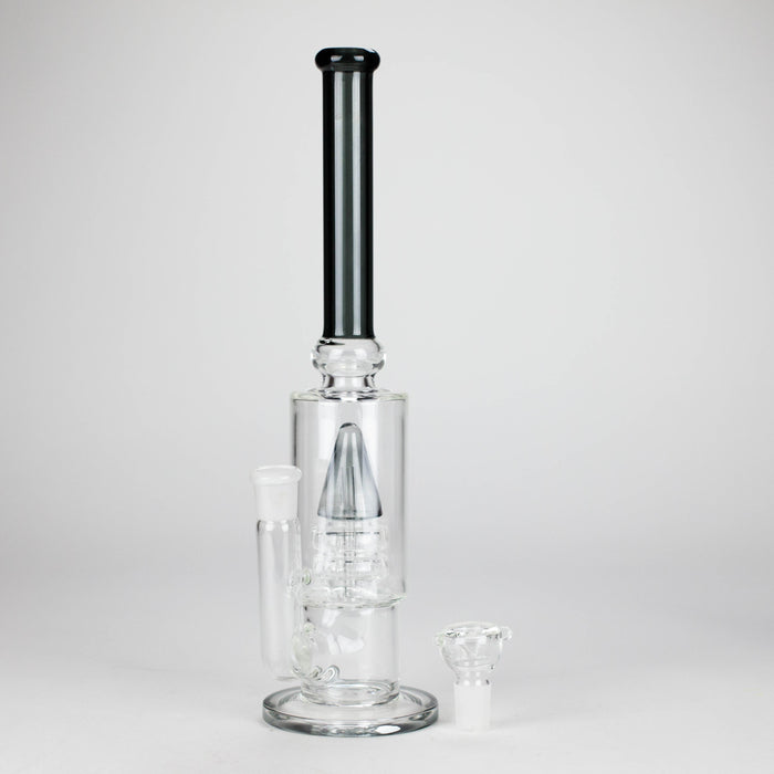 13" Sawar T Glass Water Pipe Precision Filtration with Sleek Design