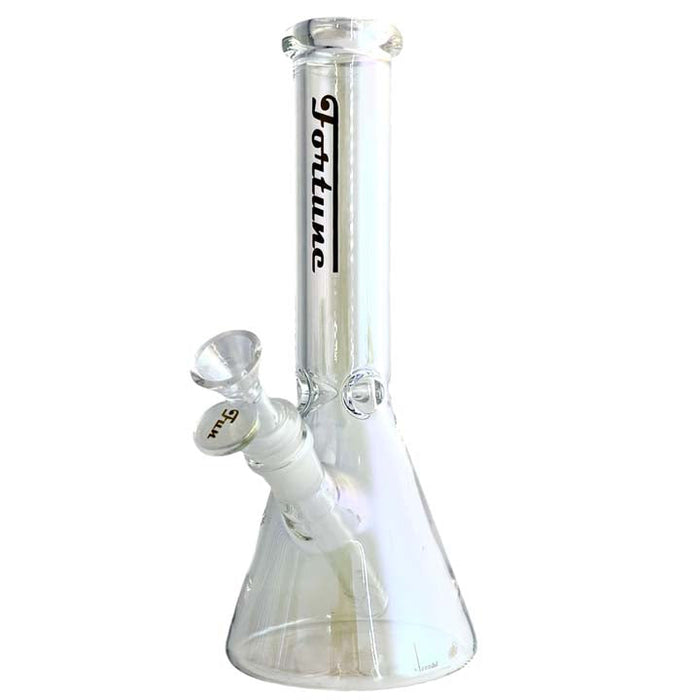 Fortune | 10"  5mm Electroplate Glass Bong- Assorted Colour | Jupiter Grass