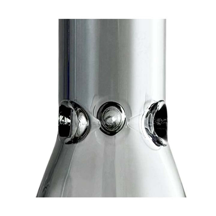 Fortune | 14"  4mm Electroplate Glass Bong- Assorted Colour | Jupiter Grass