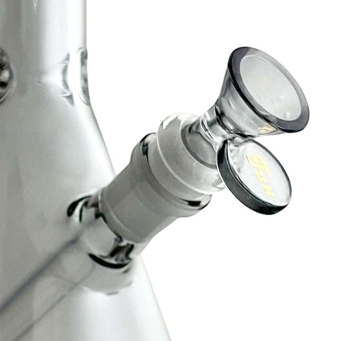 Fortune | 14"  4mm Electroplate Glass Bong- Assorted Colour | Jupiter Grass