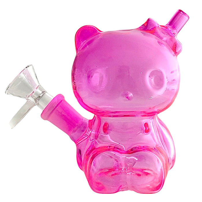 4-1/2" Bear Design Glass Bong | Jupiter Grass
