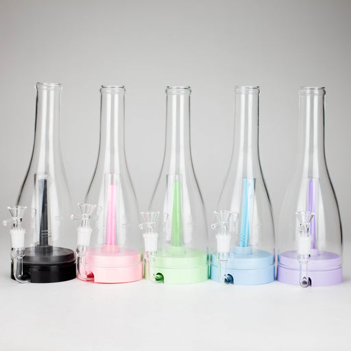 12" Easy-Clean Bird Bong – Removable Percolator | 14mm Bowl Joint | Jupiter Grass