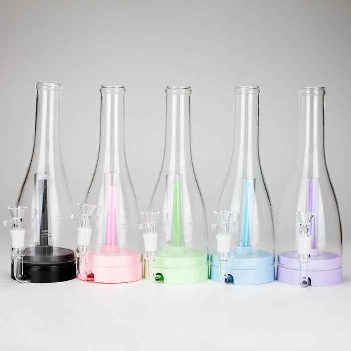 12" Easy-Clean Bird Bong – Removable Percolator | 14mm Bowl Joint | Jupiter Grass