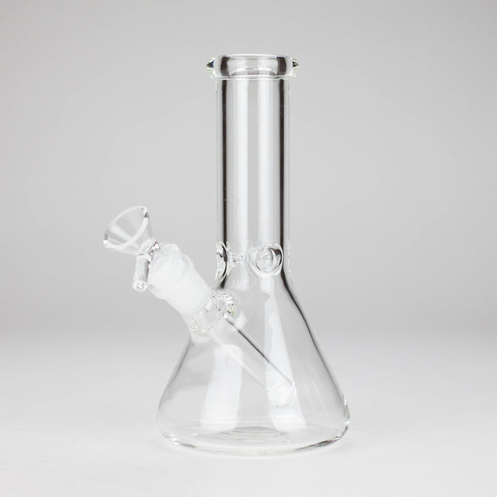 8" Electroplate Glass Beaker Bong – 5mm Thick | Ice Catcher | 3-Piece Set | Jupiter Grass