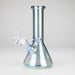 8" Electroplate Glass Beaker Bong – 5mm Thick | Ice Catcher | 3-Piece Set | Jupiter Grass