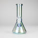 8" Electroplate Glass Beaker Bong – 5mm Thick | Ice Catcher | 3-Piece Set | Jupiter Grass