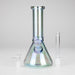 8" Electroplate Glass Beaker Bong – 5mm Thick | Ice Catcher | 3-Piece Set | Jupiter Grass