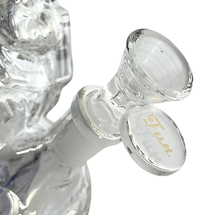 6" Astronaut Design Electroplate Glass Bong – Compact & Stemless | Jupiter Grass