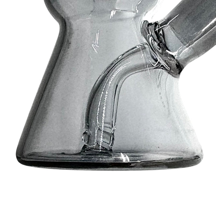 6" Hourglass Electroplate Glass Bong – Compact & Stemless | Jupiter Grass