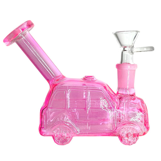 4-1/2" Car Shape Glass Bong – Compact & Stemless | Jupiter Grass