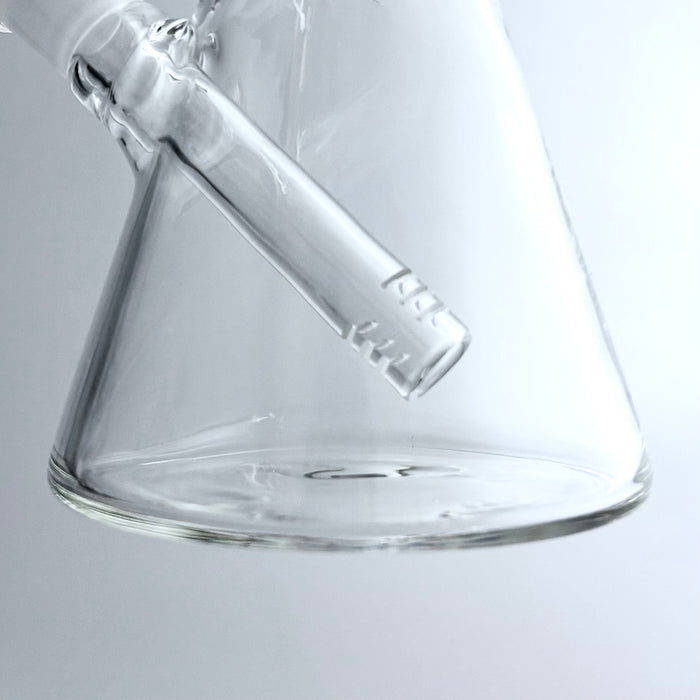 Fortune | 10" Clear Beaker Glass Bong – 5mm Thick | Jupiter Grass