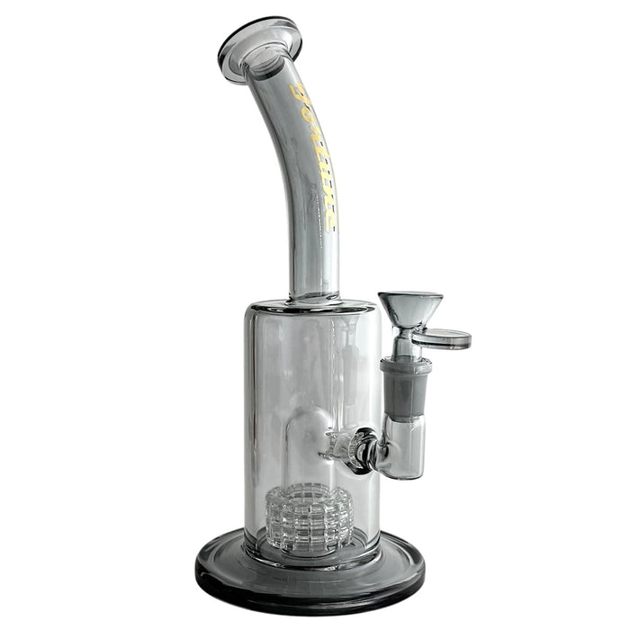 10" Electroplated With Perc Glass Bong | Jupiter Grass