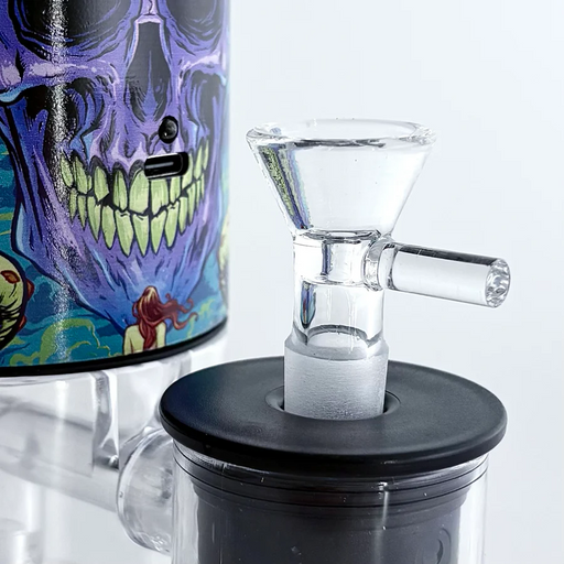 Electric Lamp Bong Set-Skull | Jupiter Grass