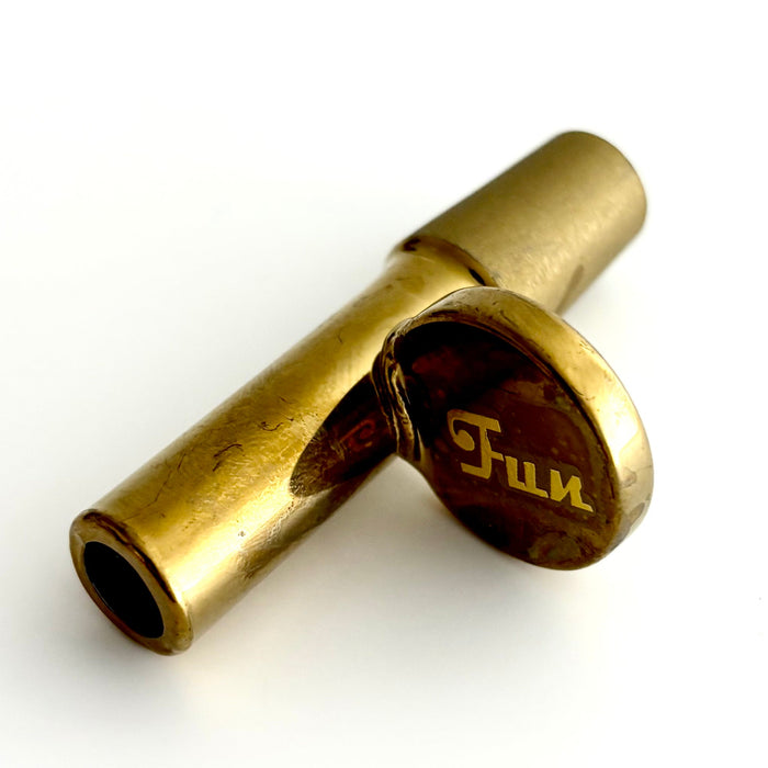 Fortune | Electroplate 14mm Glass Popper Bowl With Gold Logo | Jupiter Grass